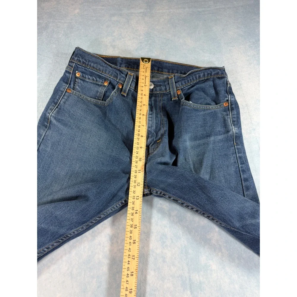 Levis 505 Regular Fit Jeans Mens 32x32 Blue Good Straight Leg Denim